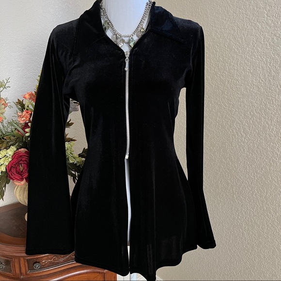 Vintage Luly K Velvet Pantsuit - Picture 3 of 14